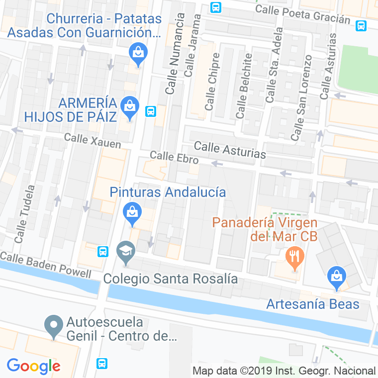 Código Postal calle Comarex en Granada