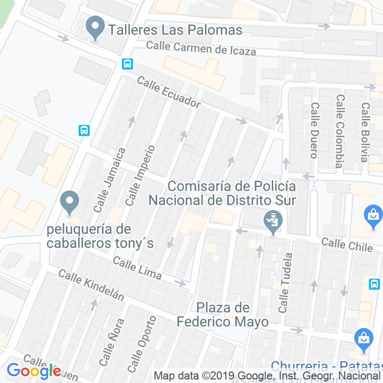 Código Postal calle Guatemala en Granada