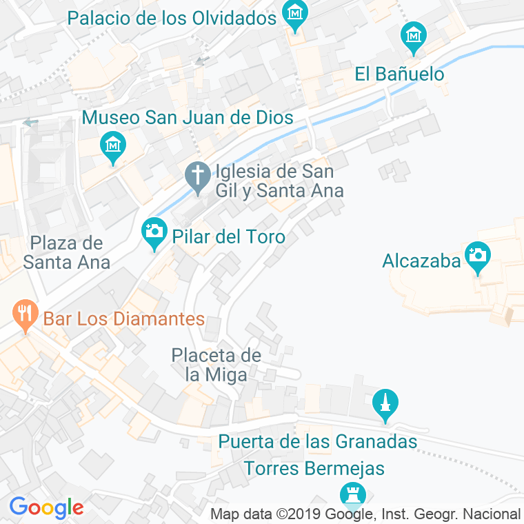 Código Postal calle Almanzora Alta en Granada