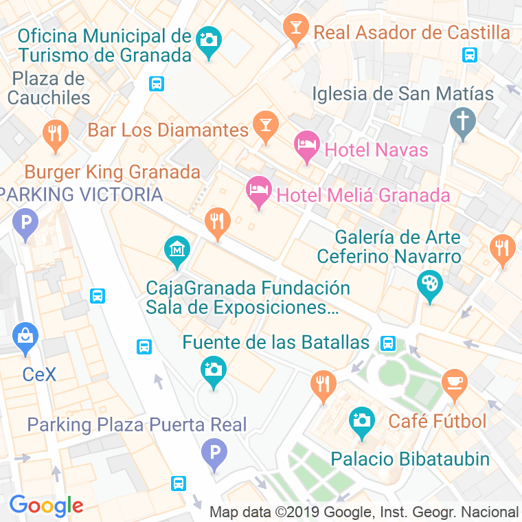 Código Postal calle Angel Ganivet en Granada