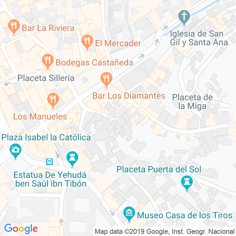 Código Postal calle Animas en Granada