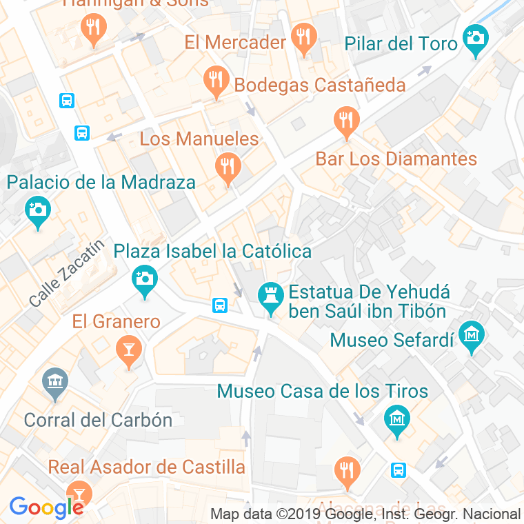 Código Postal calle Colcha en Granada