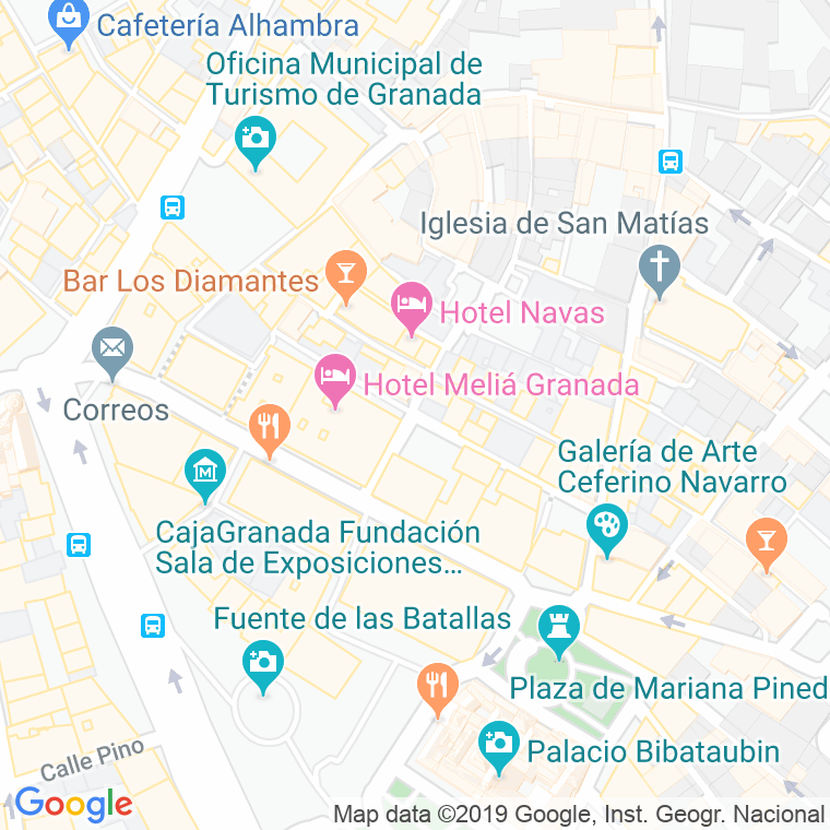 Código Postal calle Cuadro De San Antonio en Granada