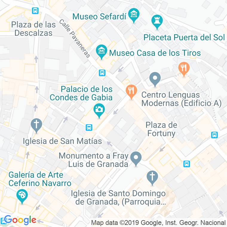 Código Postal calle Girones, plaza en Granada