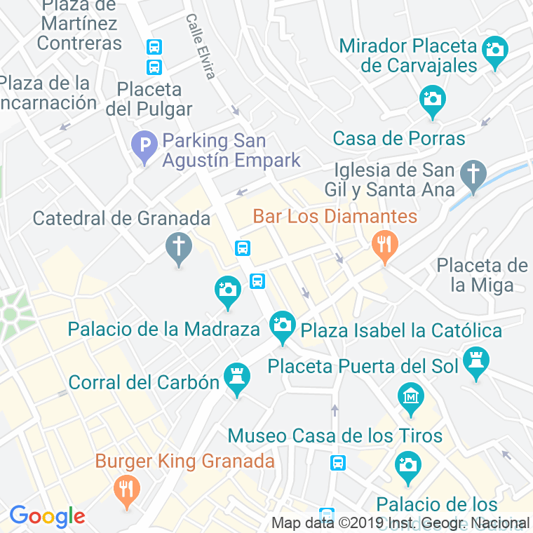 Código Postal calle Abenhamar en Granada