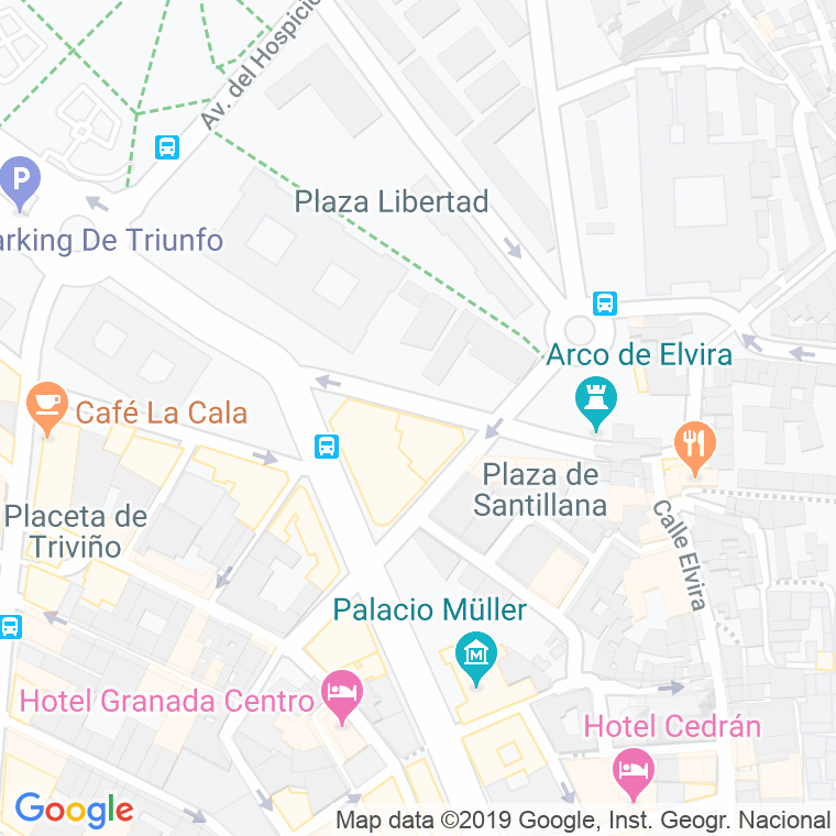 Código Postal calle Altillo De Los Aperos en Granada