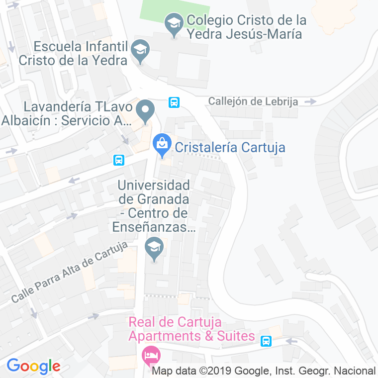 Código Postal calle Cazorla en Granada