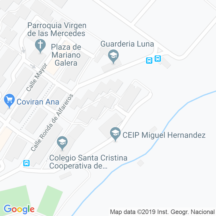 Código Postal calle Francisca De Alba, pasaje en Granada