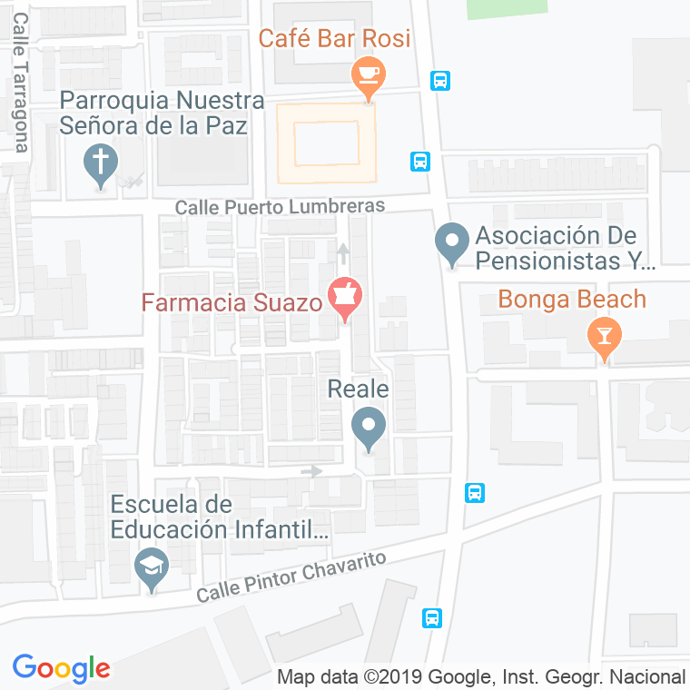 Código Postal calle Francisco Hurtado Izquierdo en Granada