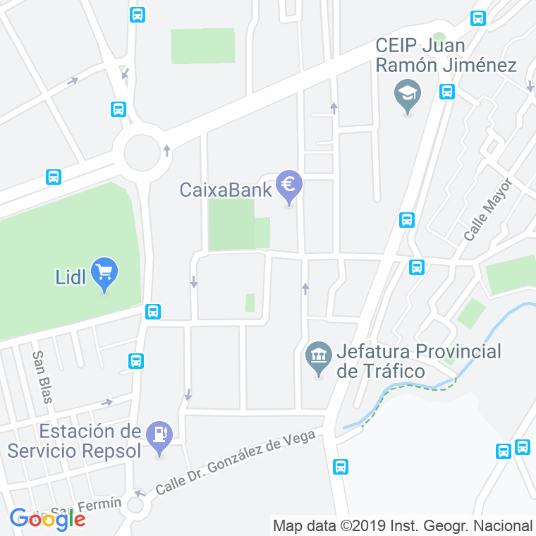 Código Postal calle Gutierre Tibon en Granada