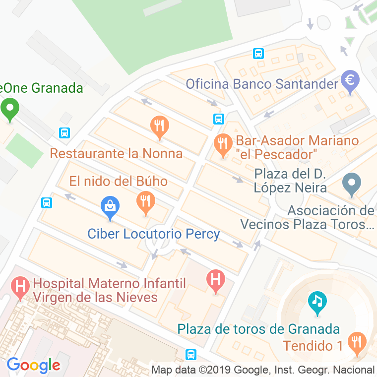 Código Postal calle Doctor Castroviejo en Granada