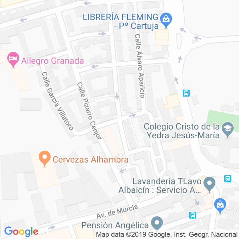 Código Postal calle Domingo Lozano en Granada