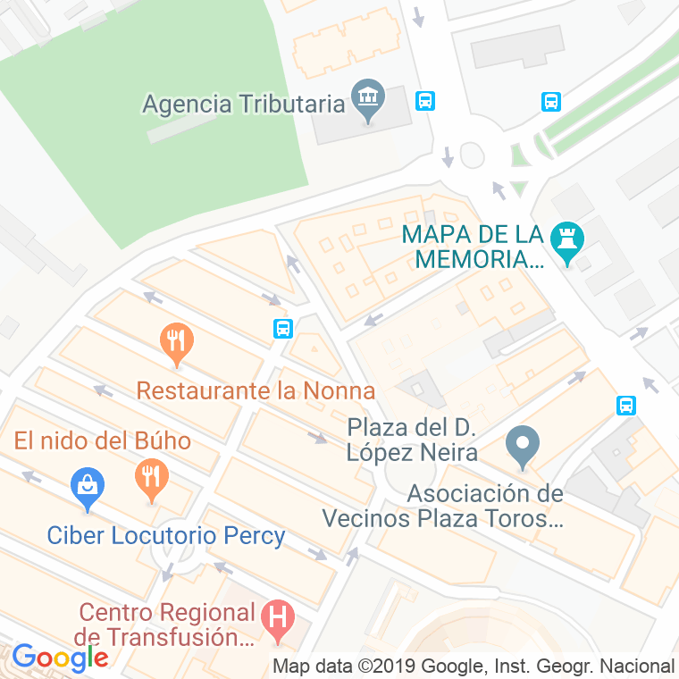 Código Postal calle Garrido en Granada