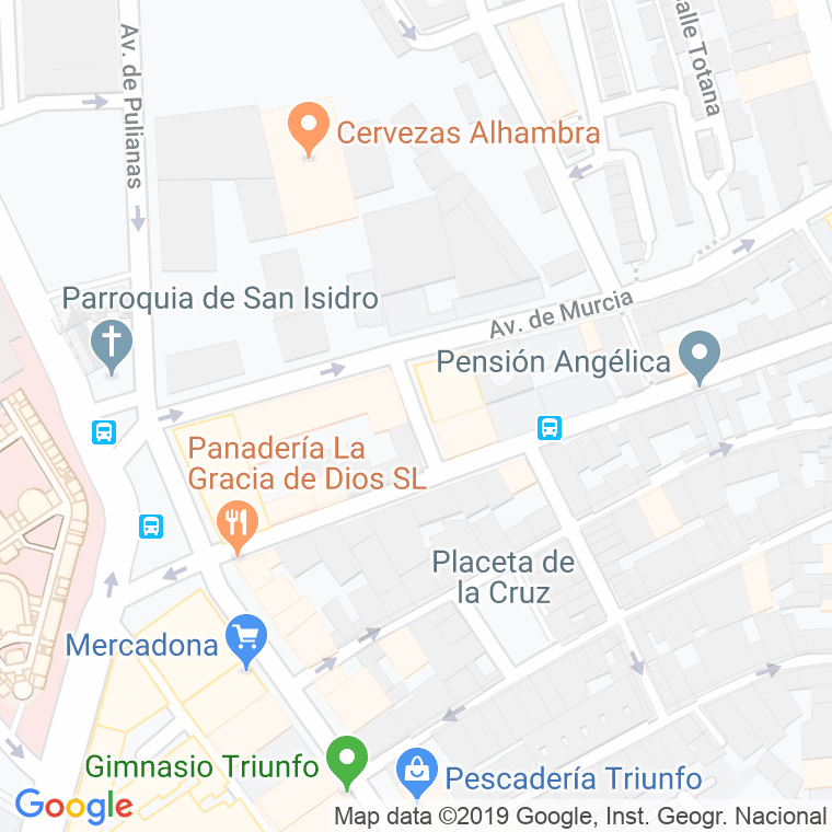 Código Postal calle Poco Trigo en Granada