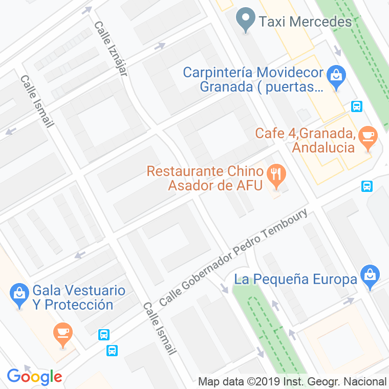 Código Postal calle Epifanio Lupion en Granada