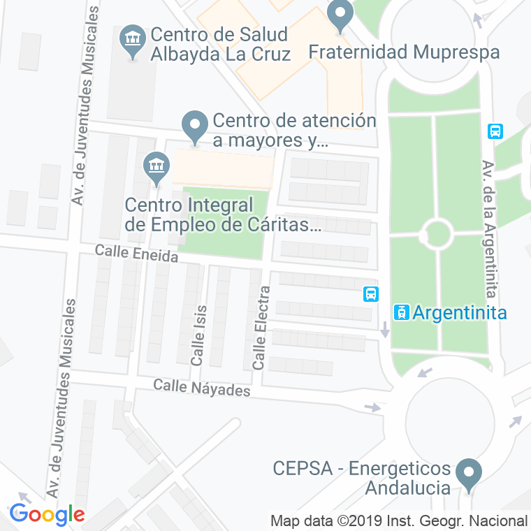 Código Postal calle Electra en Granada