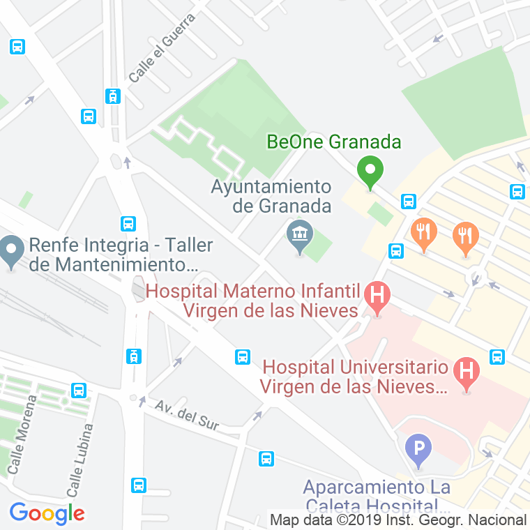 Código Postal calle Fuerzas Armadas, avenida en Granada