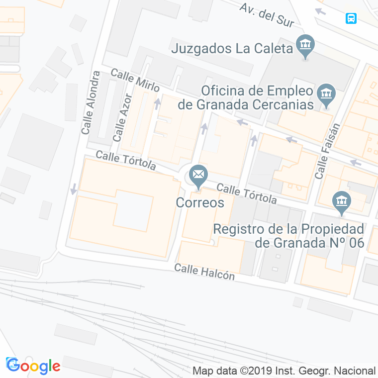 Código Postal calle Gaviota en Granada