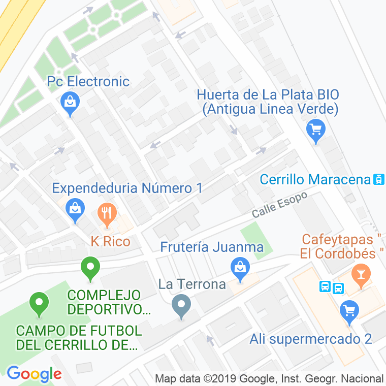 Código Postal calle Horno en Granada