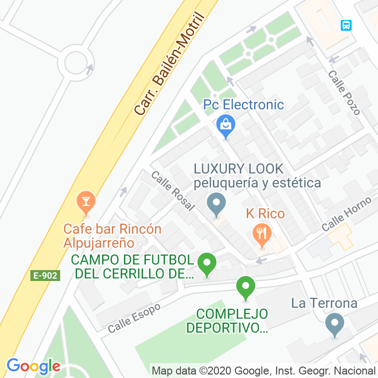 Código Postal calle Jose Maria Pereda en Granada