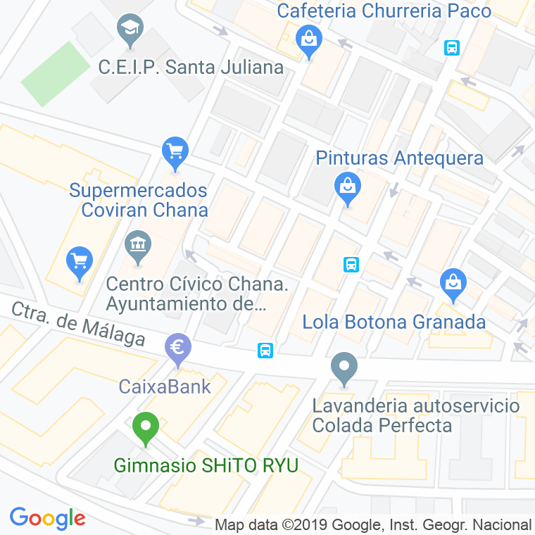 Código Postal calle Echegaray en Granada