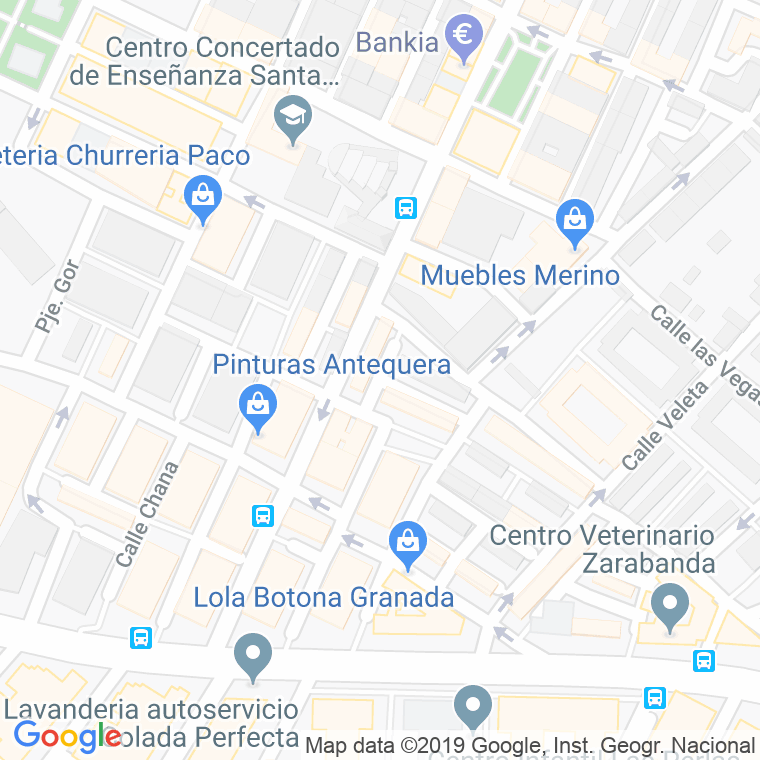 Código Postal calle Encrucijada en Granada