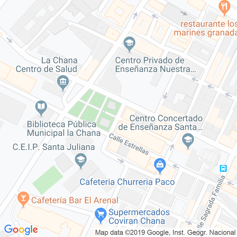 Código Postal calle Lopez Sancho en Granada