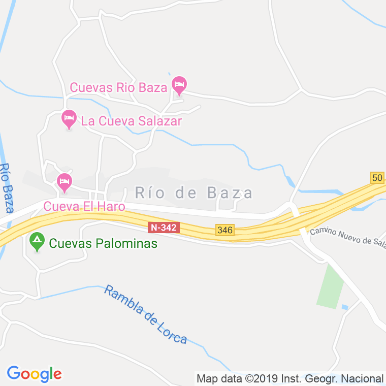 Código Postal de Rio De Baza en Granada