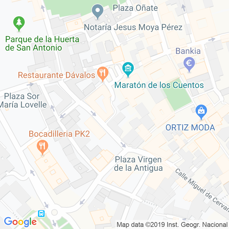 Código Postal calle Alvarfañez De Minaya en Guadalajara