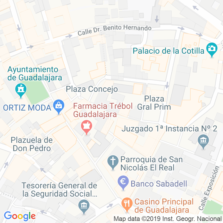 Código Postal calle Bardales en Guadalajara