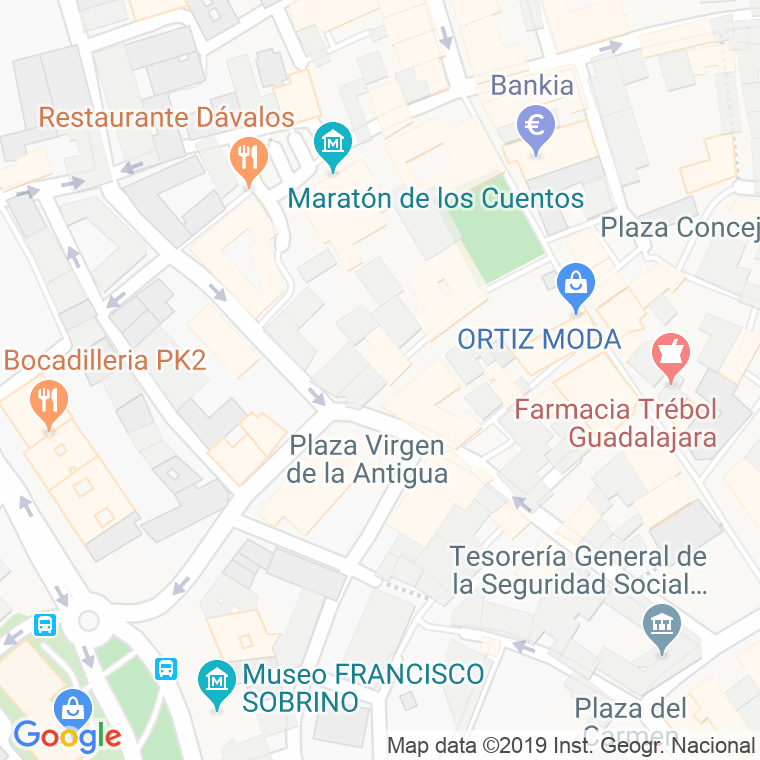 Código Postal calle Doctor Mayoral en Guadalajara
