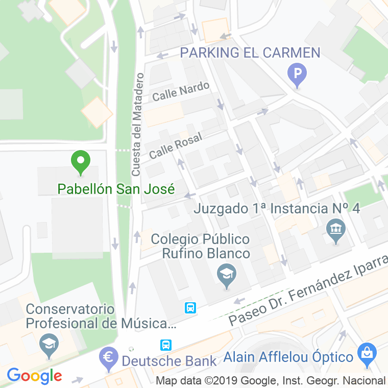 Código Postal calle Geranio en Guadalajara