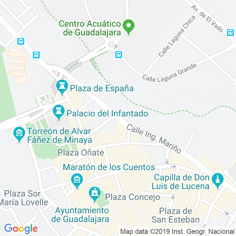 Código Postal calle Ingeniero Mariño en Guadalajara