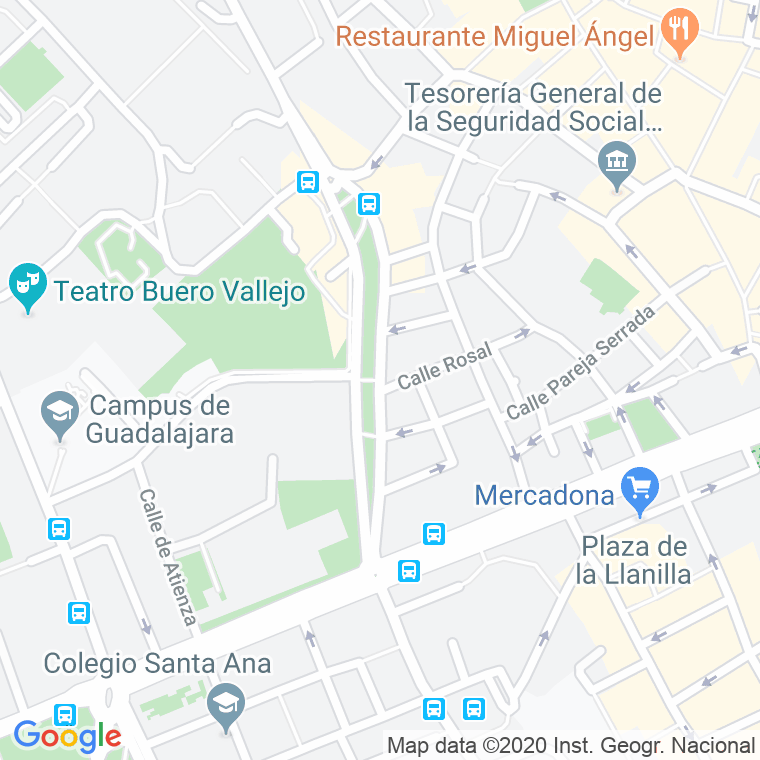 Código Postal calle Matadero en Guadalajara