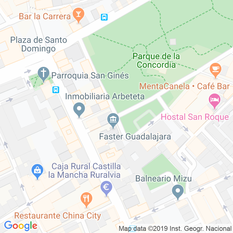 Código Postal calle Padre Felix Flores en Guadalajara