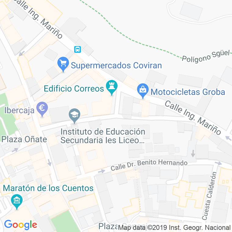 Código Postal calle Teniente Figueroa en Guadalajara