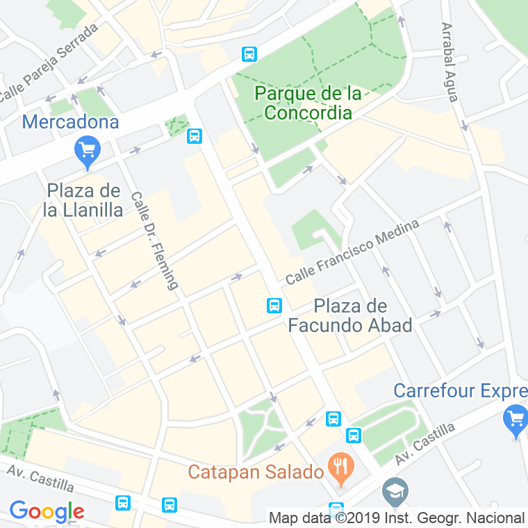 Código Postal calle Virgen Del Amparo   (Pares Del 32 Al Final) en Guadalajara