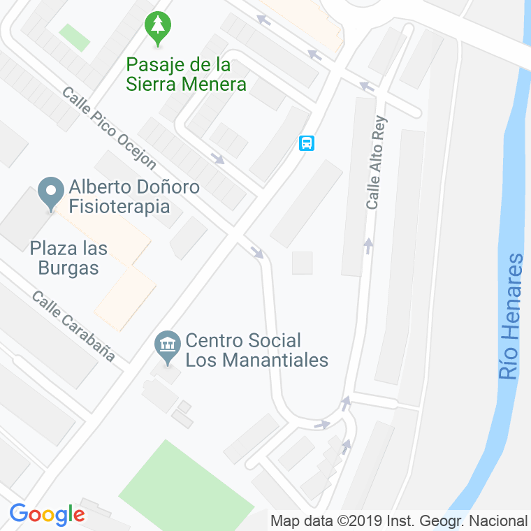 Código Postal calle Alto Rey en Guadalajara