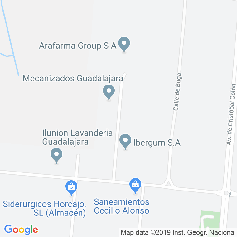 Código Postal calle Fray Gabriel De San Antonio en Guadalajara