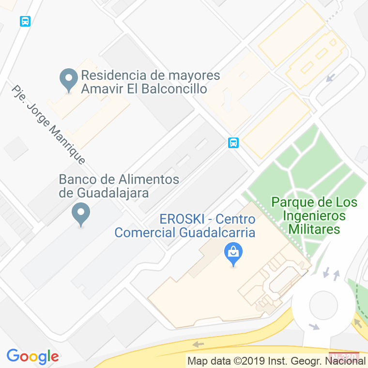 Código Postal calle Leopoldo Alas "Clarin" en Guadalajara