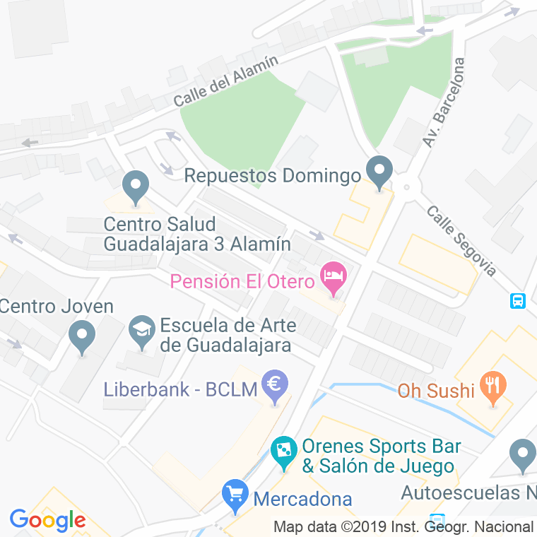 Código Postal calle Bilbao en Guadalajara
