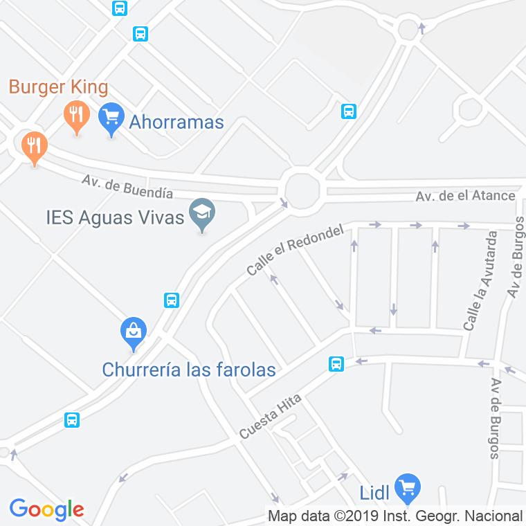 Código Postal calle Bobadilla en Guadalajara