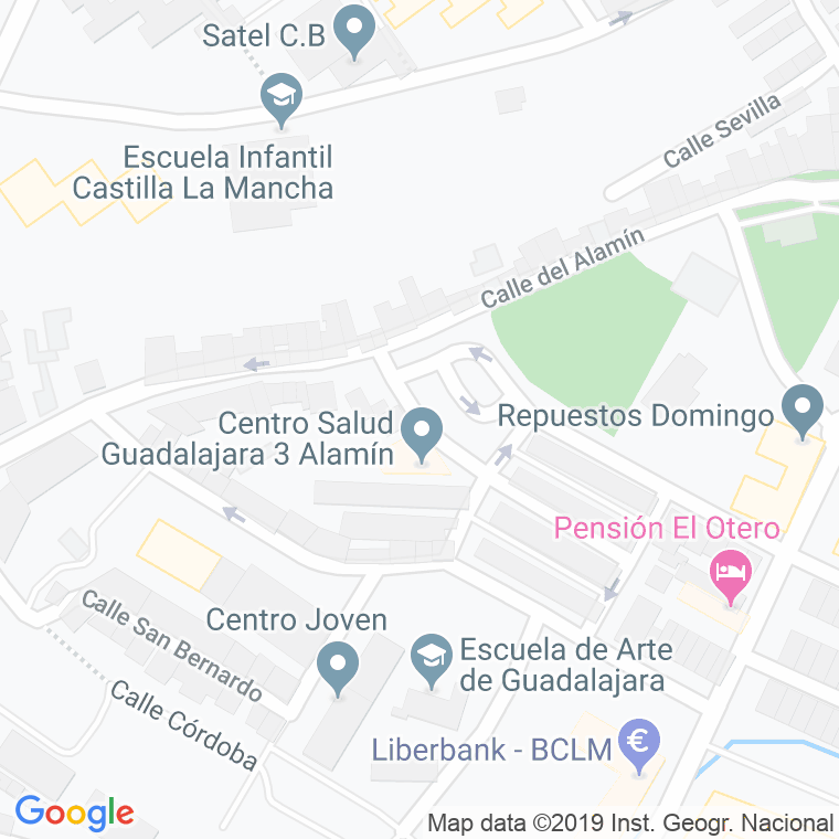 Código Postal calle Ciudad Real en Guadalajara