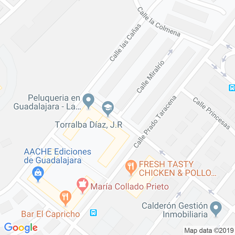 Código Postal calle Colmenilla, La en Guadalajara