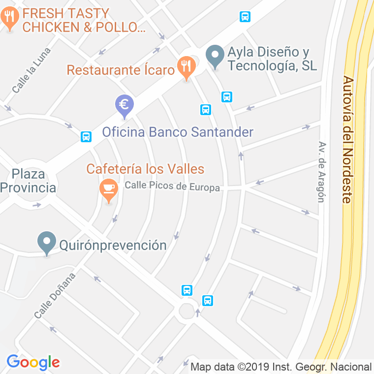 Código Postal calle Montaña De Covadonga en Guadalajara