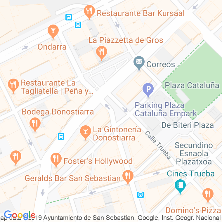 Código Postal calle Luises, plaza (Impares Del 1 Al Final)  (Pares Del 2 Al Final) en Donostia-San Sebastian