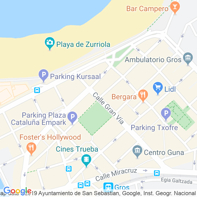 Código Postal calle Zabaleta en Donostia-San Sebastian