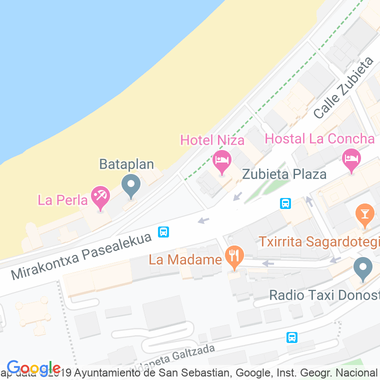 Código Postal calle Padre Vinuesa en Donostia-San Sebastian