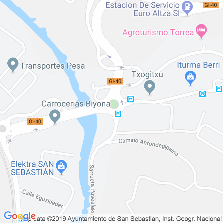 Código Postal calle Sarroeta, paseo en Donostia-San Sebastian