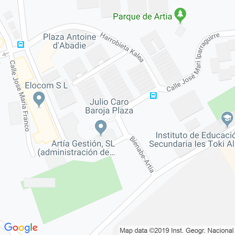Código Postal calle Julio Caro Baroja, plaza (Impares Del 1 Al Final)  (Pares Del 2 Al Final) en Irún